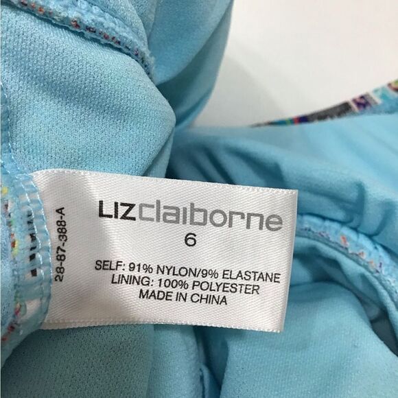 Liz Claiborne One Piece Cutout Swimsuit Size 6 - Picture 5 of 12